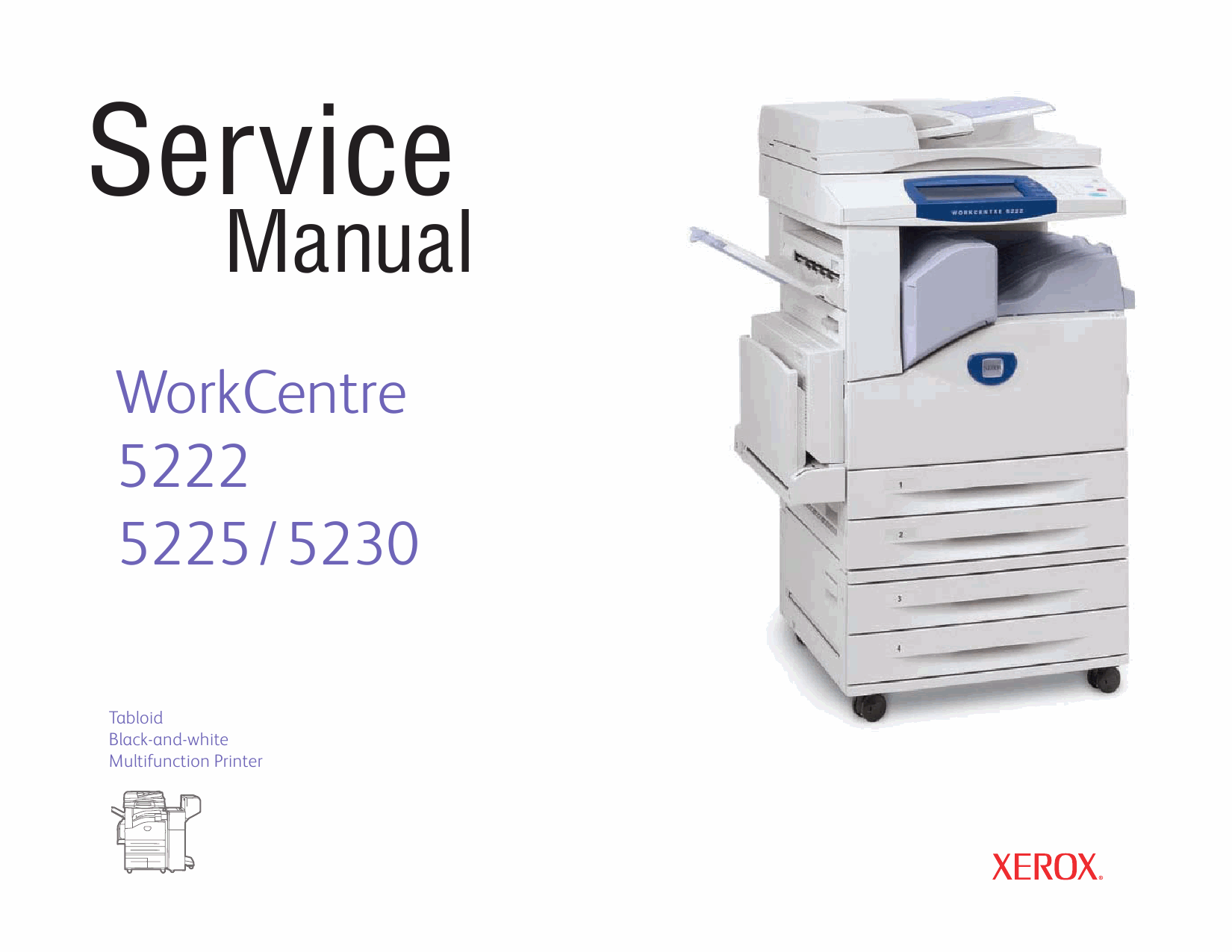 Xerox WorkCentre 5222 5225 5230 Parts List and Service Manual-1